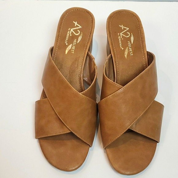 aerosoles open toe slippers